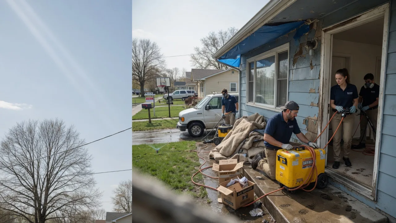 Basement Flood Cleanup in Welling, OK near me